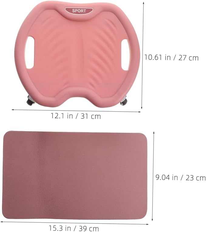 Milisten Ab Roller for Core Strength Training Wheel Stability Abdominal Exercise Machine for Home Fitness Sliding Plate Design for Targeted Workouts for Beginners Advanced Users