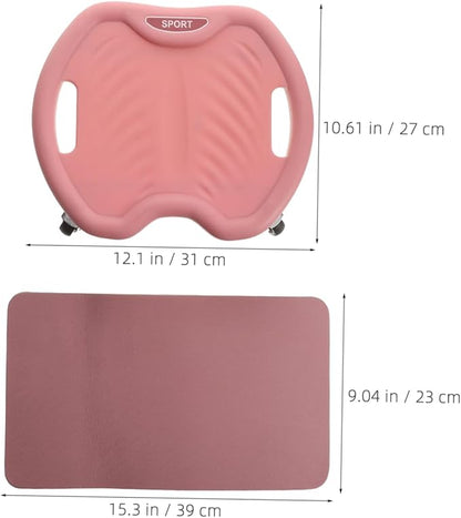 Milisten Ab Roller for Core Strength Training Wheel Stability Abdominal Exercise Machine for Home Fitness Sliding Plate Design for Targeted Workouts for Beginners Advanced Users