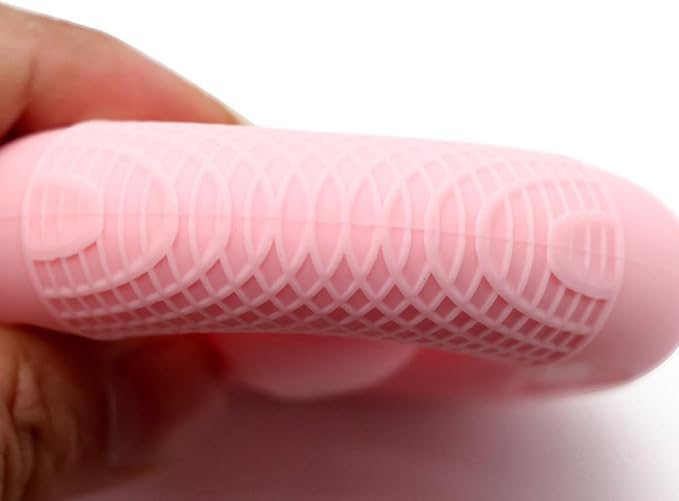 Grip Strength Trainer Hand Workout Squeezer Silicone Ring 20-30 Lbs Pink Forearm Trainer Hand Exercise Tool for Strength and Stress Relief