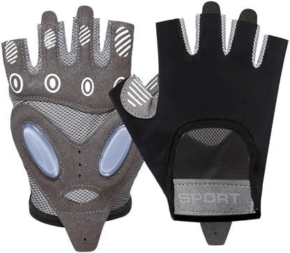 INOGIH Unisex Non-Slip and Durable Workout Gloves Sports Fitness Gloves for Weight Lifting Cycling, Gym, Training