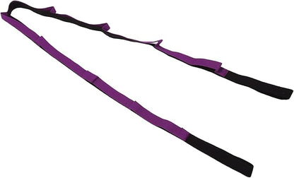 Stretch Strap Yoga Stretching Band MultiLoop Fitness Equipment for Yoga Pilates Muscle Stretching Physical Workouts Durable Tight Weaving Technology Unbreakable Design for Men