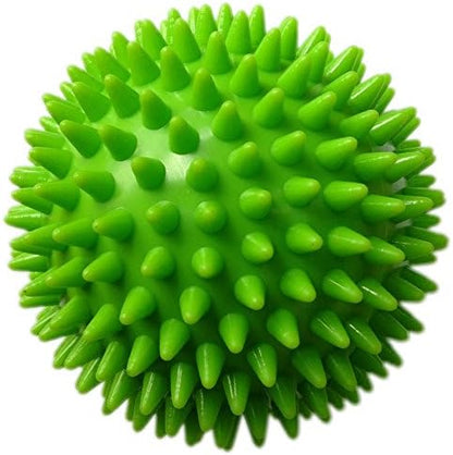 AppleRound Spiky Massage Balls, 7.5 cm & 9 cm Combo Pack, Stress Reflexology, Muscle Therapy, Tension Relief, Porcupine Sensory Ball Set (2, Count)