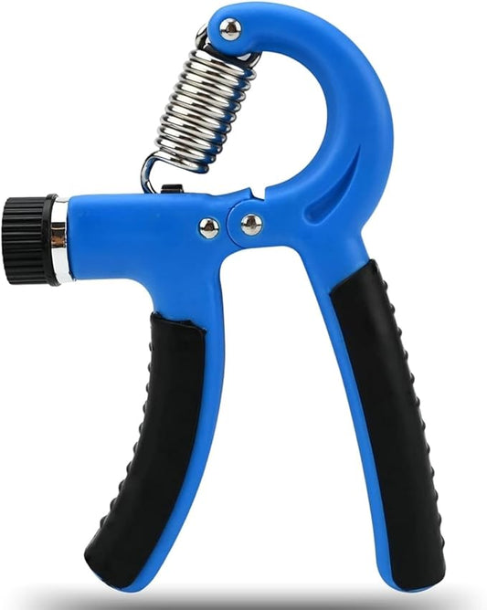 Hand Gripper META_HG60_Blue | Adjustable 5-60kg Grip Strength Trainer for Forearm, Wrist & Hand Exercise | Ideal for Gym, Fitness & Rehabilitation Forearm Strengthener
