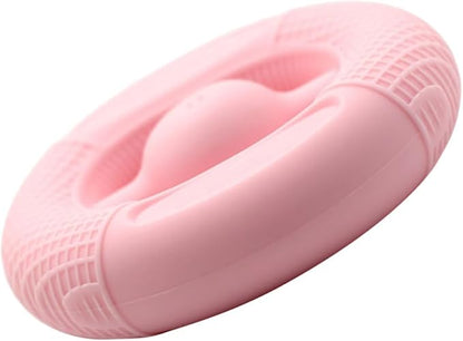 Grip Strength Trainer Hand Workout Squeezer Silicone Ring 20-30 Lbs Pink Forearm Trainer Hand Exercise Tool for Strength and Stress Relief