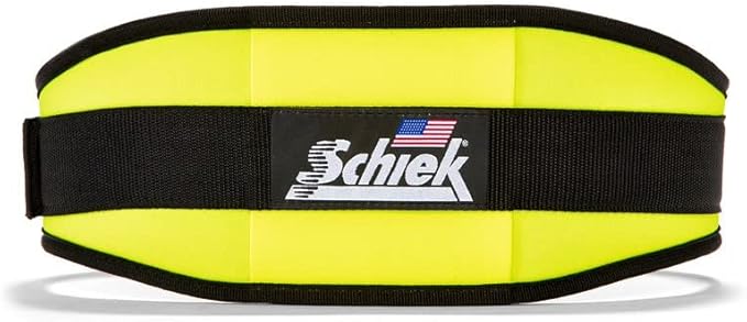 Schiek Sports 2006 Nylon 6 Inches Weight Lifting Belt - Support Belt for Power Lifting