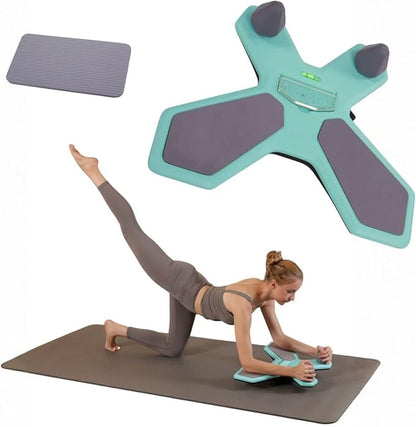 Plank Board,Wobble Balance Board for Core Workout,Push Up Board With Smart Phone Holder,Portable Pushup Board Training Equipment, Gym Accessories for Men & Women