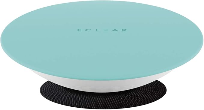 ELECOM-Japan Brand- ECLEAR Sports Half Balance Ball/Exercise Ball/with Mattress/Anti-Slippery/Home Yoga/Core Training/Light Blue HCF-BDBUL