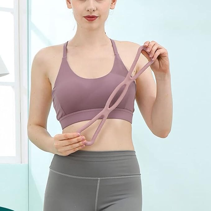 Tensioner Elastic Band Stretch Strap Yoga Stretching Band Building Tool Fitness Yoga Workout Pulling Exerciser
