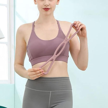 Tensioner Elastic Band Stretch Strap Yoga Stretching Band Building Tool Fitness Yoga Workout Pulling Exerciser