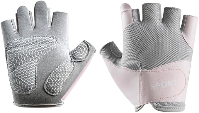 FGSS Workout Gloves for Women Exercise Gloves for Weight Lifting Fitness Cycling Gym Training with Grip Cushion Pads