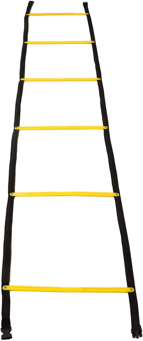 Agility Ladder, Speed Training Equipment for Athletic Agility Improvement Fixed Sports Training Ladder for Football Basketball Athletes Fitness Home Gym
