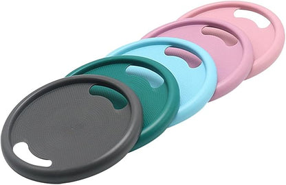 Abdominal Trainer Roller Disc, Fitness Roller Sliding Discs Ab Exerciser 4 Universal Wheels Abdominal Muscle Wheel Home Use for Men Women