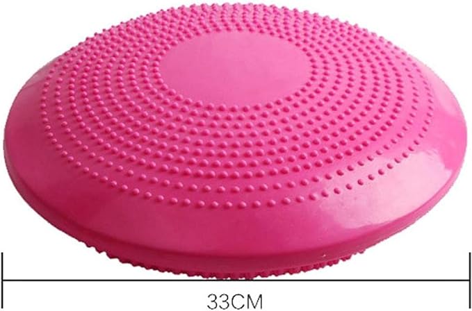 1pc Inflatable Half Sphere Yoga Balls, Massage Ball Trainer Balancing Ball for Yoga Pilates Fitness Labour 33cm