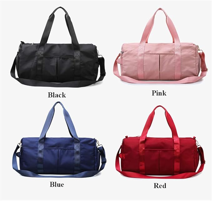 KARRESLY Sports Gym Bag for Women Travel Duffel Bag with Wet Pocket and Shoes Compartment for Training Swim Yoga(Blue1)