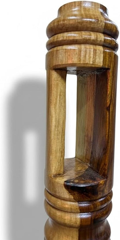 HIH Enterprises - Sheesham Wooden Sumthola Mugdar (Indian Clubs) – Indian Fitness Equipment for Home Gym & Outdoor Training Biceps & Shoulder Strength