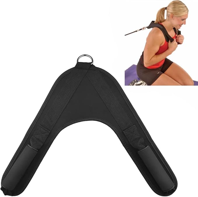Ab Crunch Harness Cable Attachment Ab Exercise Cable Machine Gym Workout Abdominal Crunch Core Muscle Training Equipment
