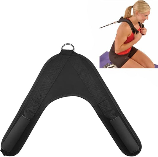 Ab Crunch Harness Cable Attachment Ab Exercise Cable Machine Gym Workout Abdominal Crunch Core Muscle Training Equipment