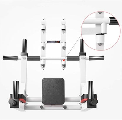Multifunctional Wall Mounted Pull Up Bar/Chin Up bar,Dip Station for Indoor Home Gym Workout,Power Tower Set Gym Equipment 800LBS