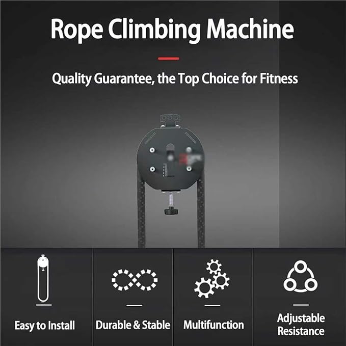 Exercise Suspension Trainers,Portable Cable Pulley System,Endless Rope Trainer,Home Gym Equipment for Grip,Arms,Back,Body Coordination Exercises