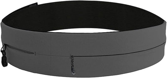 AnsrJ Adjustable Running Belt, Runners Fanny Pack for Women & Men.hidden money belt for travel. Slim Thin Elastic Waistband.Workout Fitness Exercise Gym Phone Holder Belt.