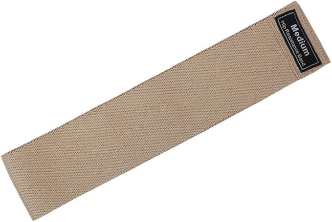 Hip Resistance Bands Set, 3 Resistance Levels - Light, Medium, Heavy, with Carry Pouch