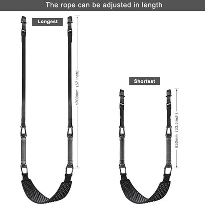 Kipika 48" Ceiling Mounted Pull Up Bar, Heavy Duty Multi-Grip Chin Up Bar,Mounted Pullup Bar, Adjustable Height, Pull Up Bands for Chin Ups & Body Stretching, Ideal for Home Gym and Strength Training