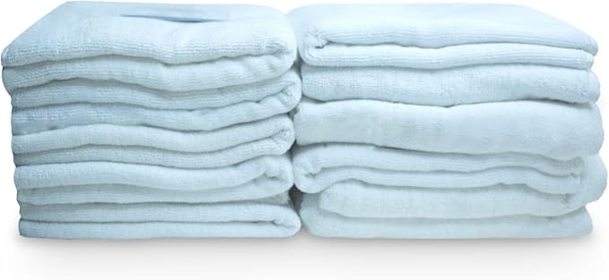 Premium Ultra Absorbent Gym Towels for Workout, Yoga & Sports Quick Dry Cotton Towels Ideal Sweat Towel, Face, Perfect Size for Gym Bag Bathroom Use (12)