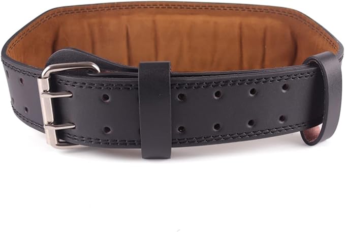 Weight Lifting Belt for Fitness Gym-Adjustable Pu Leather Belt Workout Back Support for Lifting, Fitness, Cross Training and Powerlifitng