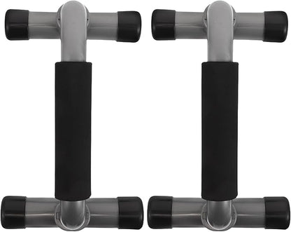 H-structure Push up Bars Pair for Chest Strength Training, Anti-slip Parallettes Bars, Compact Fitness Equipment for Home Gym Workout and Women’s Exercise