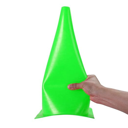 [7 Pack] Traffic Safety Cones, 15 Inch Orange Parking Cones Training Cones, Plastic Cones for Indoor/Outdoor Activity & Festive Events
