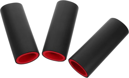 3pcs Anti-Slip Barbell Sleeve Foam Cover, Indoor Pull-Up Bar Protector with Dual-Color Foam Padding, Gym Barbell Pad for Doorway Pull-Up and Squat Training at Home