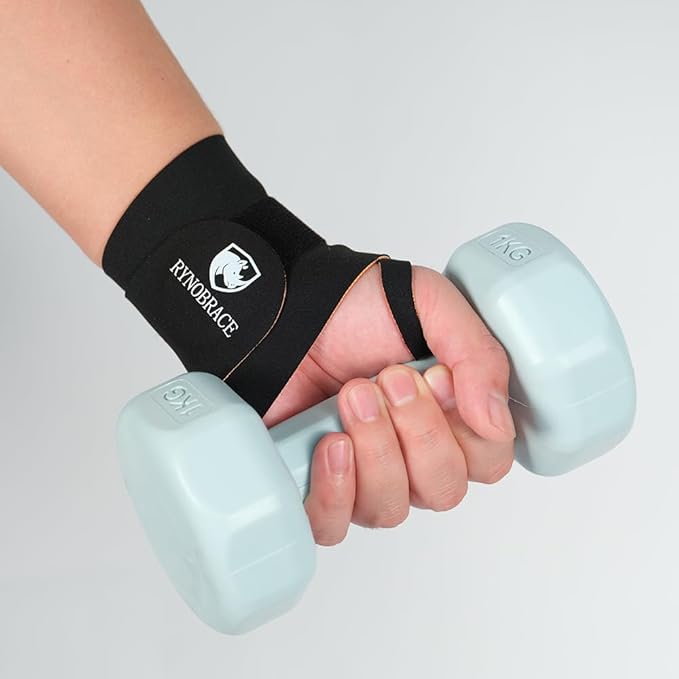 Wrist Support- Thin Adjustable Wrist Brace for Sports, Workouts, & Daily Use