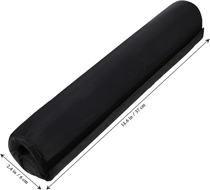 Mipcase 2pcs Thick Barbell Squat Pad with Shoulder and Neck Protection High Grip Weightlifting Cushion for Squats Lunges Hip Thrusts Lightweight and Easy to Install Gym Support Pads