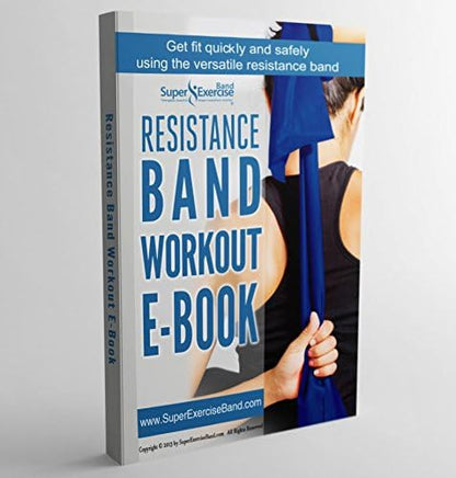 USA 14" x 3" Extra Long Latex Free Mini Loop Bands in 3, 5, 10 Pack Sets. 10 Strengths for Resistance Training, Stretching, Yoga, Toning. Plus an Exclusive iPhone App and E-Book.