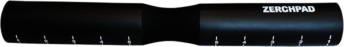 Barbell Pad Squat Pad Designed Specifically for Zercher Squats - Great for Zercher Squats, Front Squats and Hip Thrusts — Extra Long Length—Fit Standard and Olympic Bars Perfectly