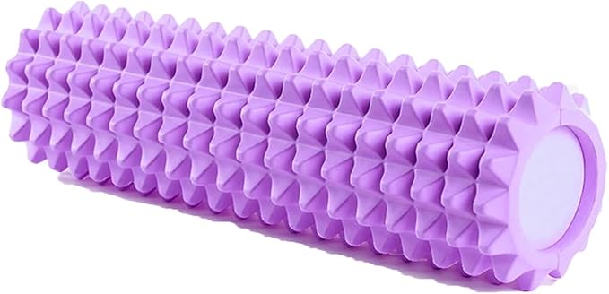 Wave Textured Massage Back Roller,High Density Fitness Exercise Foam Roller for Deep Tissue Muscle Massage,for Whole Body(Color1)