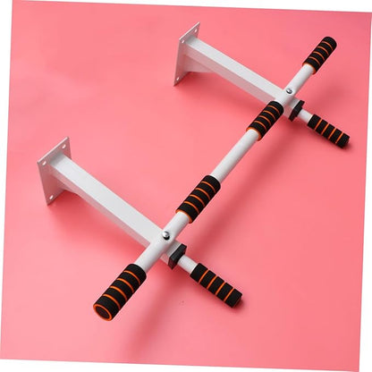 VANZACK Heavy Duty White Doorway Pull up Bar for Home Gym, Professional Upper Body Chin up Bar for Indoor Strength Training and Bodyweight Workouts