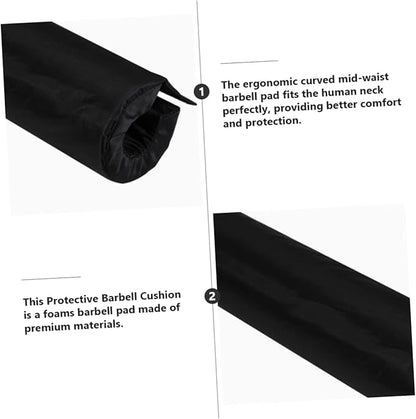 Happyyami 1pc Barbell Pad for Shoulder Protection Non-Slip Squat Cushion for Weight Lifting Deep Squats and Hip Thrusts Tear-Resistant and Stability Easy Installation