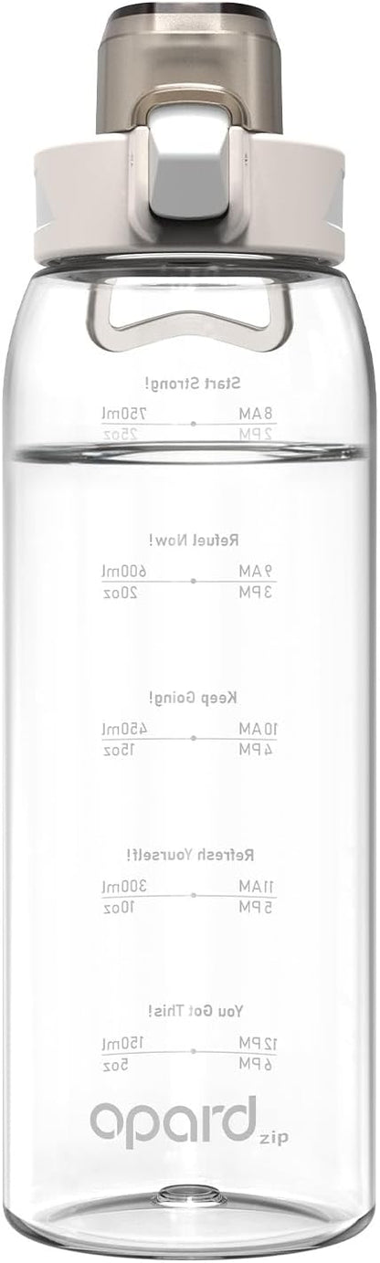 Opard 30oz/32oz Sports Water Bottle with Leak Proof Flip Top Lid BPA Free Tritan Reusable Plastic for Gym and Outdoor, Travel Water Bottle