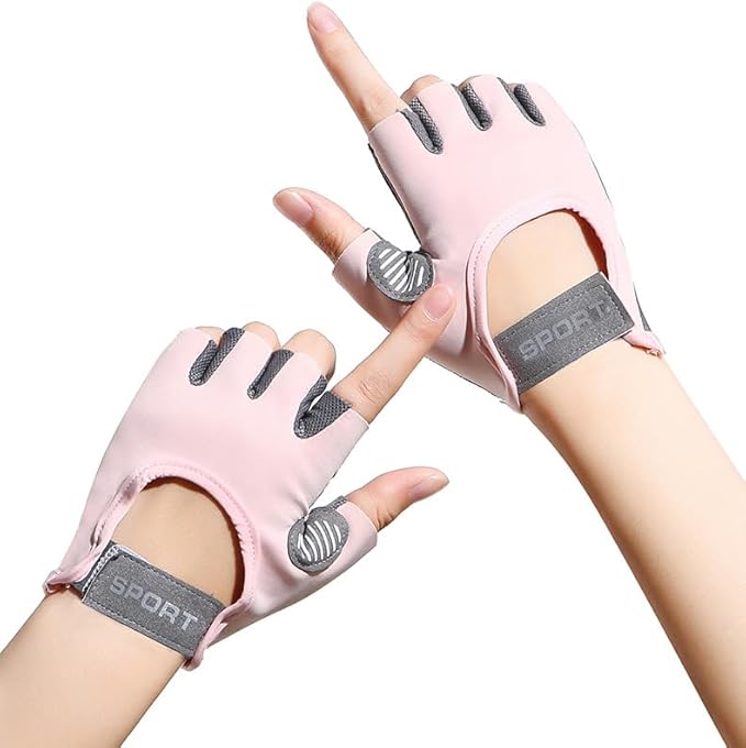 INOGIH Unisex Non-Slip and Durable Workout Gloves Sports Fitness Gloves for Weight Lifting Cycling, Gym, Training