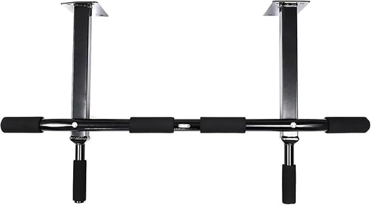 Kisangel Adjustable Pull up Bar for Home Fitness Wall Mounted Horizontal Fitness Bar Multi-functional Strength Training Equipment for Indoor Workout and Exercise