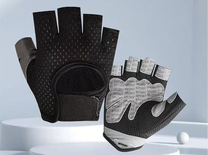 INOGIH Lightweight and Breathable Fingerless-Gym-Gloves for Women - Exercise-Crossfit-Training Gloves for Workout