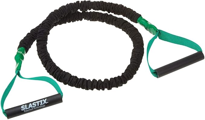 Stroops Slastix Toner Resistance Bands with Handles | Safe Sleeve Exercise Bands for Strength Training, Full Body Workouts, and Home Gym Fitness