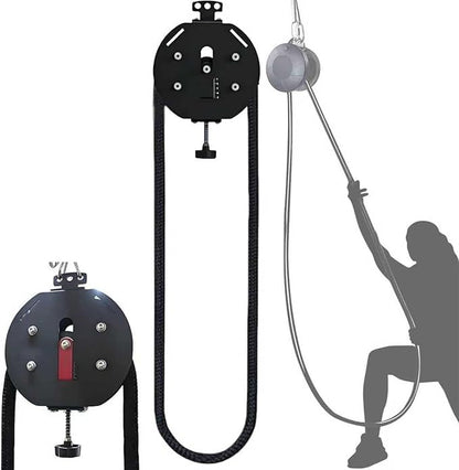 Exercise Suspension Trainers,Portable Cable Pulley System,Endless Rope Trainer,Home Gym Equipment for Grip,Arms,Back,Body Coordination Exercises