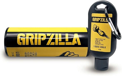 GRIPZILLA Liquid Chalk Kit Gym Chalk for Weight Lifting, Rock Climbing, Pole Grip, Bouldering, Powerlifting, Ball, Gymnastics, Sports, and Workout- Cheer Chalk - Package May Vary