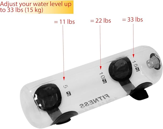 Adjustable Portable Water Weight Workout Sandbag Weight Bearing Fitness Water Bag Training Weightlifting Squat Equipment Stability Fitness Equipment