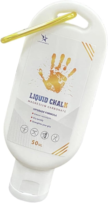 Liquid Gym Chalk Sweat Strong Grip Quick Drying Hand Grip Chalk for Gymnastics, Rock Climbing, Powerlifting Liquid Magnesiums Powder