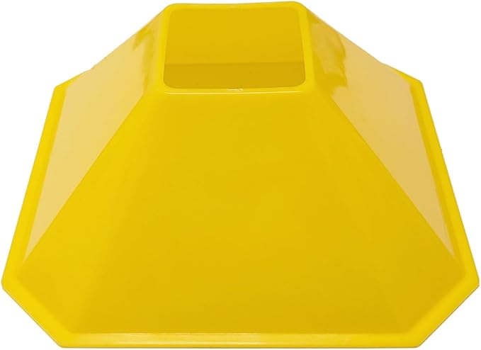 Sports Square Training Cones (Set of 10) - APEX PRO Sports - Training Cones with Carry Strap for Training, Soccer, Football, Basketball,Kids and Other Sports and Games