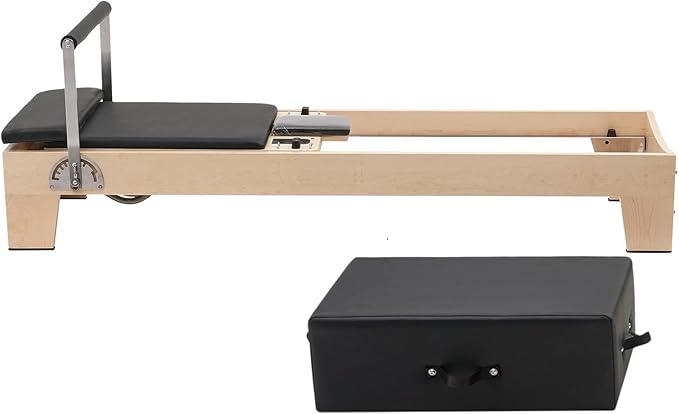 VEVOR Pilates Reformer Accessories for Home Gym, Include Reformer Box/Chair/Spine Corrector/Wall Mounted Machine/Jump Board/Foldable & Dual Resistance Springs