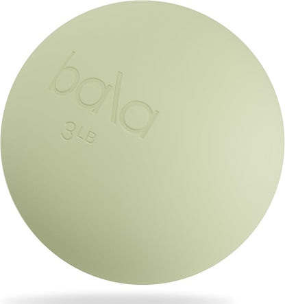 Bala Power Ball, Weighted Toning Exercise Ball for Pilates, Yoga, Home Fitness & More - Workout Ball for Strength & Core Training, Aerobics & Working Out to Improve Balance & Sculpt